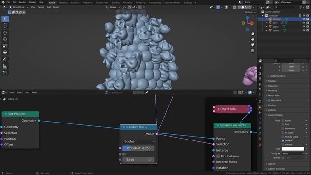 Simulating Popcorn in Blender смотреть онлайн