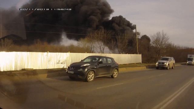 Рязань, 20.11.2013 Пожар на складе Апельсина смотреть онлайн