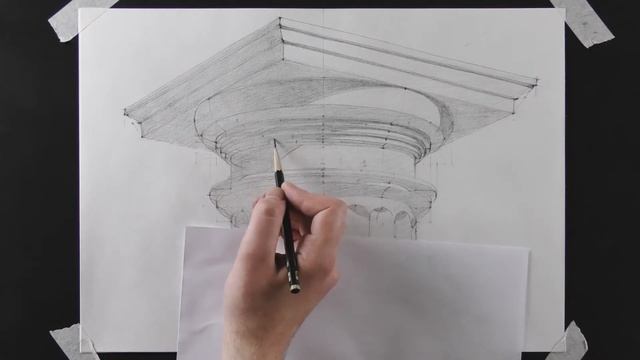 Этап 10. Утемнение падающих теней капители смотреть онлайн