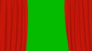 Занавес Эффект Открытия   Зеленый Экран Curtain Opening Effect   Green Screen Royalty Free Footage