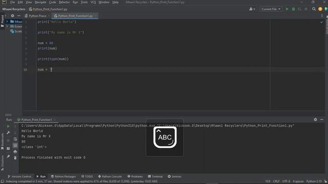 Python Print() Function Part1 - Print strings, integers and Boolean Values. смотреть онлайн