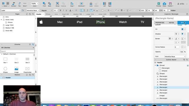 Axure Prototype of Apple.com смотреть онлайн