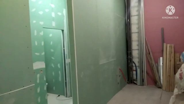 Ремонт кухни. Часть 3. Эл-во, вода, вата, ГКЛ. смотреть онлайн