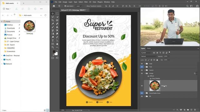 File Menu in Photoshop Part 3 | Generate Image Assets in Photoshop CC 2022 Class 29 смотреть онлайн