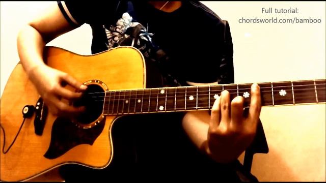 Much Has Been Said Chords "Bamboo" ChordsWorld.com Guitar Tutorial смотреть онлайн