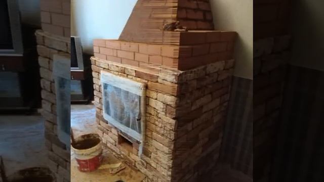 Классический камин, сложен в г. Кострома. смотреть онлайн