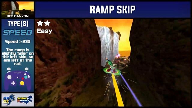 Red Canyon | Ramp Skip | Sonic Riders DX Skip Tutorial смотреть онлайн