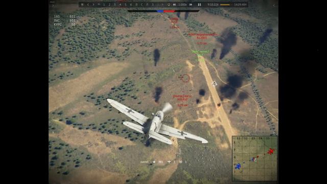 Bf.109F-4 пятиточечный смотреть онлайн