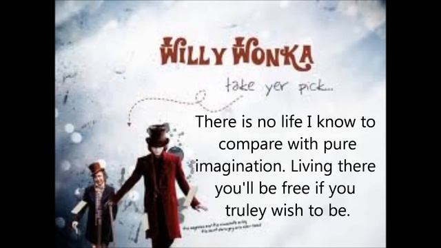 Pure Imagination  - LYRICS