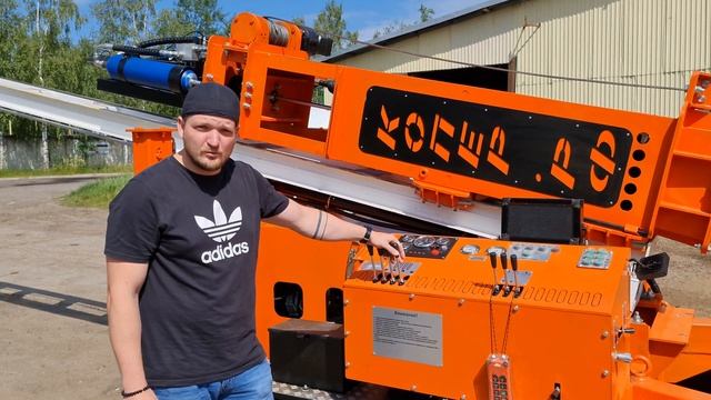 Мини обзор сваебойной установки для наших клиентов из Чешской Республики смотреть онлайн