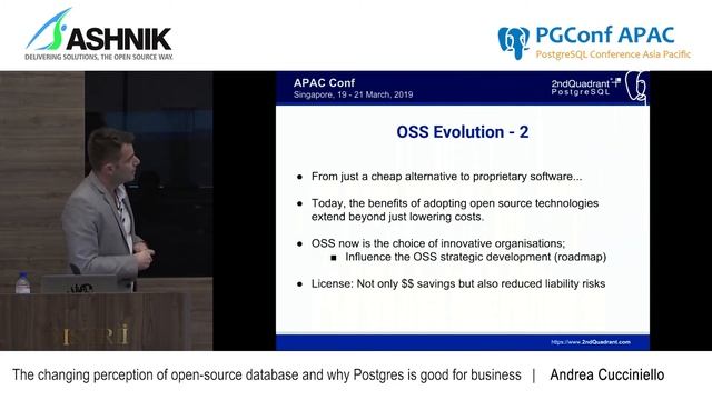 The changing perception of open source database and why Postgres is good for business by Andrea смотреть онлайн