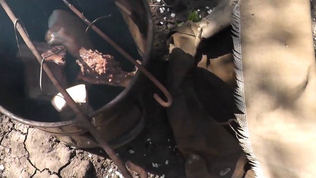 Мини коптильня на даче и копченые ребра ! смотреть онлайн