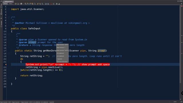 Java U08 lab Task A: getNonZeroLenString смотреть онлайн