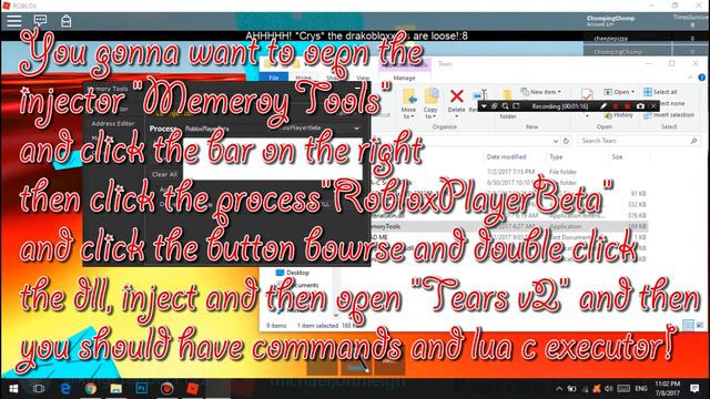 😲Roblox Exploit/Hack - (PATCHED) - TEARS - Lua C - cmds - ff,fire,smoke,sparkles and more 😲 смотреть онлайн