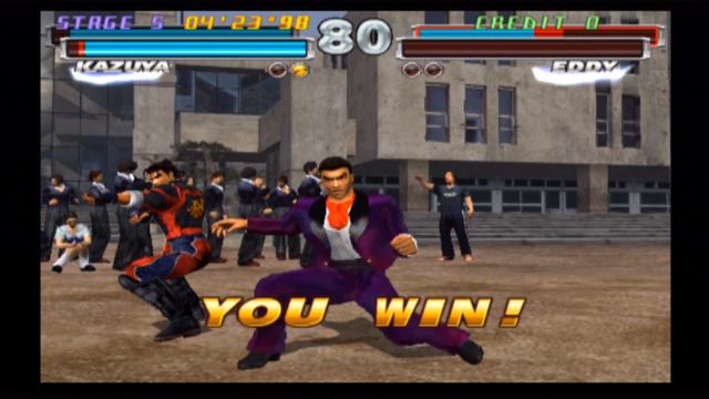 Tekken Tag Tournament Kazuya Mishima/Jin Kazama 3rd Arcade Mode Playthrough смотреть онлайн