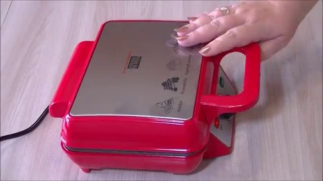 ?Песочные вафли на сгущённом молоке в вафельнице GFGRIL 015 смотреть онлайн