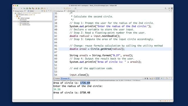 [HD] EECS1022 W21 - Java Tutorials - Week 1 - Part D - Utility Methods смотреть онлайн