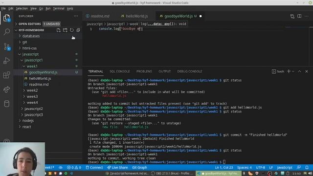 Homework submission via Pull Requests смотреть онлайн