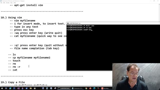 Introduction To Docker and Ubuntu : Install VIM, Using VIM, Make Files, File Permissions Part Four смотреть онлайн