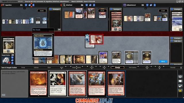 Feather Is Crazy Now vs Mangara, Vega, Zada | MTG EDH Gameplay смотреть онлайн