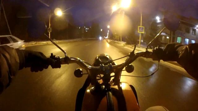 Перегоняю одиночки на зимовку и лечу ижа