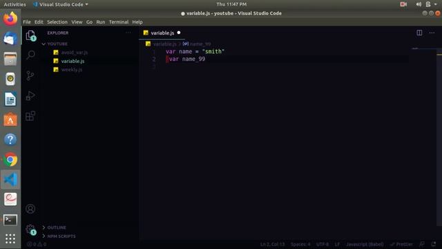 JavaScript Variables part-1 смотреть онлайн