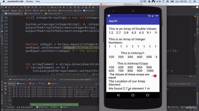 194. JAVA App Number 25 Part4 Predefined Methods for Manipulating Arrays смотреть онлайн