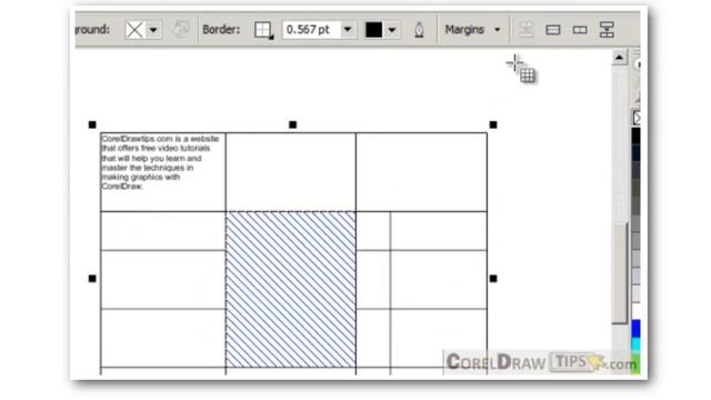 Using the Table tool in CorelDraw смотреть онлайн