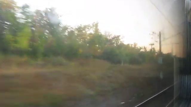 Из окна поезда Курск-Орел. Часть 1. Поезд №30 "Тургенев" Симферополь-Москва. The train "Turgenev"" смотреть онлайн