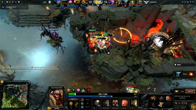 EPIC AEGIS & ROSHAN SNATCH BY WINGS VS. OG DOTA 2 смотреть онлайн