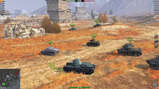 WOT Blitz 5.3 бои с ботами на низких уровнях - 2 смотреть онлайн
