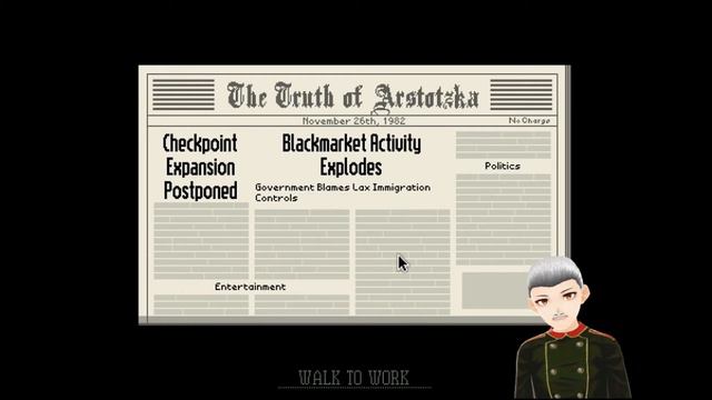 Let's play Papers Please episode 1 with Vtuber Stalin. смотреть онлайн