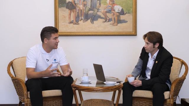 Интервью основателя компании Blockchain Capital с партнером из Абакана - Алексеем Карамчаковым. смотреть онлайн