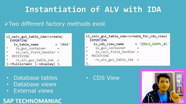 ALV IDA ( ALV on SAP HANA ) смотреть онлайн