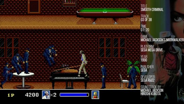 Michael Jackson's Moonwalker - Smooth Criminal [SEGA Mega Drive Soundtrack] смотреть онлайн