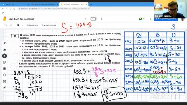 Математика ЕГЭ 2023 Экономическая задача 21 мая смотреть онлайн