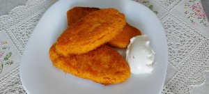 Морковно-творожные котлеты