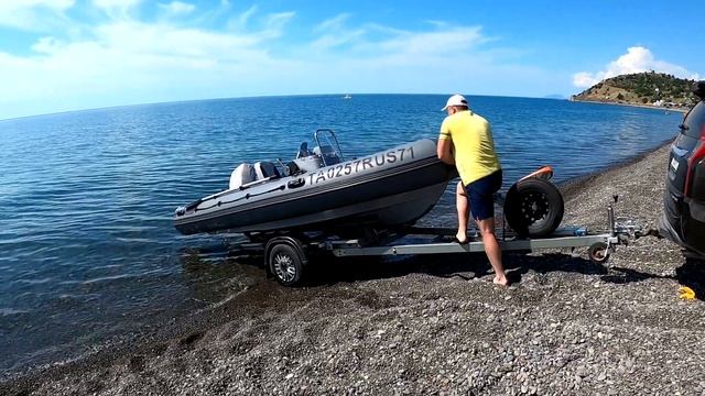 В КРЫМ ДИКАРЯМИ! Лодка, Рыбалка, Дельфины, 1часть смотреть онлайн