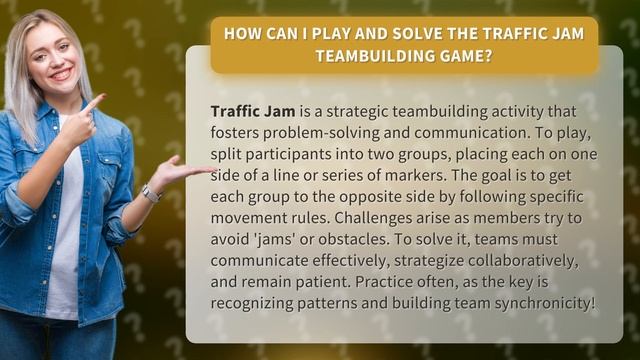 How Can I Play and Solve the Traffic Jam Teambuilding Game? смотреть онлайн