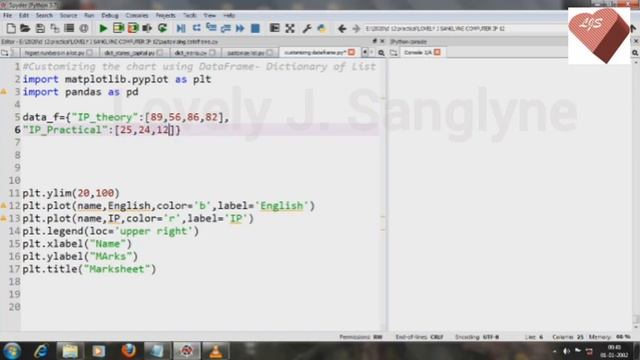 #Lesson 6: Plotting with Pyplot I, customising a chart using DataFrame,title,legend ,ylim,ylabel смотреть онлайн
