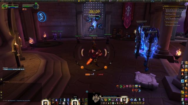 WoW - Fire Mage Weakaura test смотреть онлайн