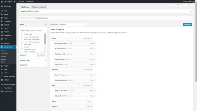 Michelle - WordPress Portfolio & Blog Theme Demo Install Guide смотреть онлайн