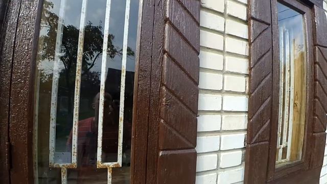 Реставрация старых окон на даче, поэтапная покраска, результат до и после смотреть онлайн