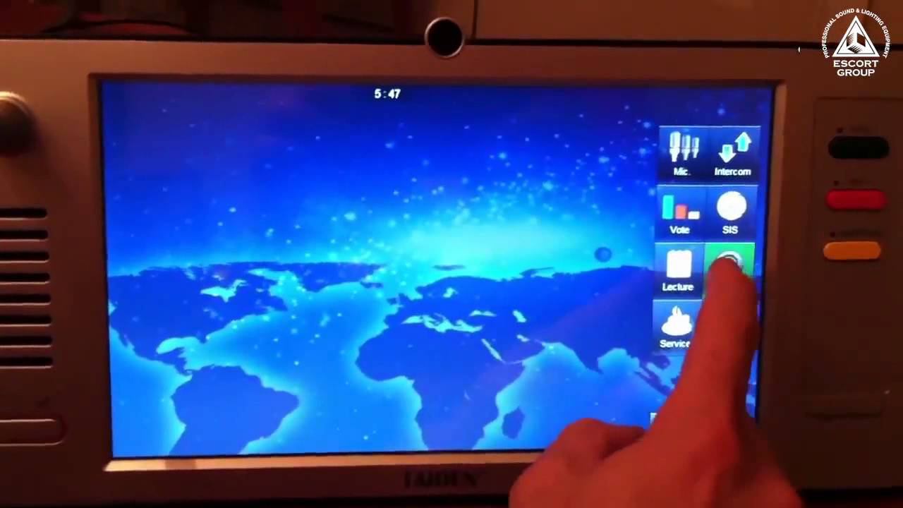 Мультимедийная конгресс-система TAIDEN 8318 - 10" смотреть онлайн