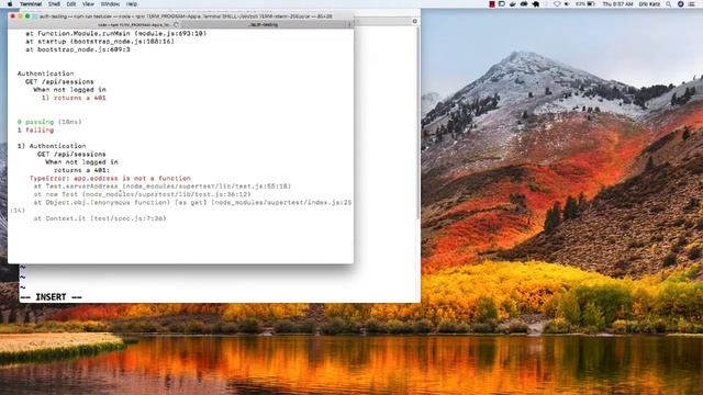 First Test - Testing /api/sessions смотреть онлайн