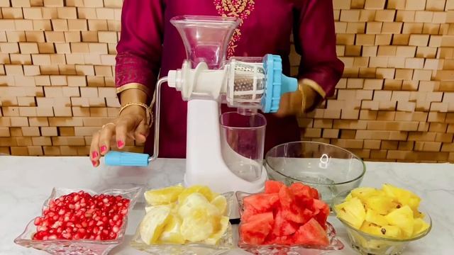 Ganesh Manual Fruit and Vegetable Juicer | Best Hand Juicer | Demo & Review in Hindi смотреть онлайн
