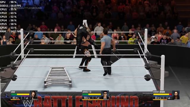 WWE 2K16 : AMD R7 370 (1080P/Max) смотреть онлайн