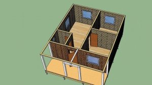 Проект каркасного дома 6х8. Как сделать проект каркасного дома 6х6 самостоятельно в Скетчап.