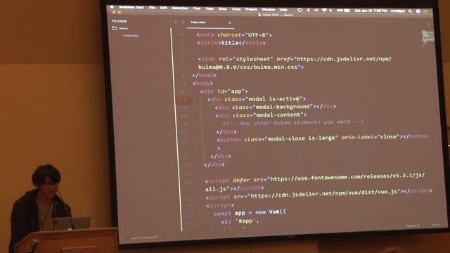 Intro to Frontend Development with Vue.js by Hao Huang Workshop - HackDavis 2020 смотреть онлайн