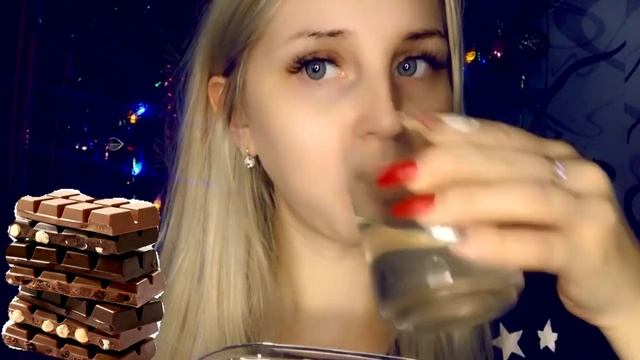 Плитка шоколада ?. ASMR.#хруст #mukbang #crunchy. Swallowing